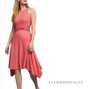 ❤️Anthropologie Stretch Ribbed Kingsolver Midi Dress